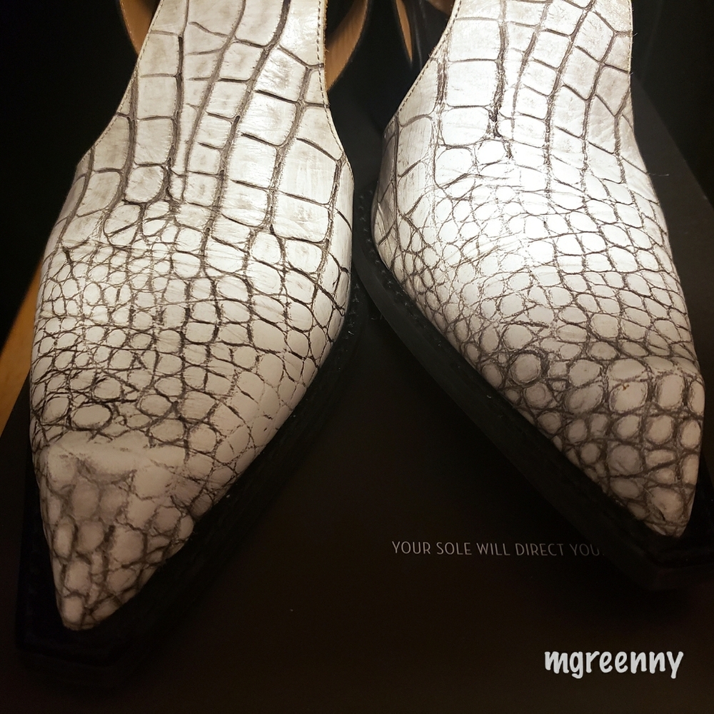 Fluevog Swordfish Multi-Strap Leather Shoes - Picture 7 of 10